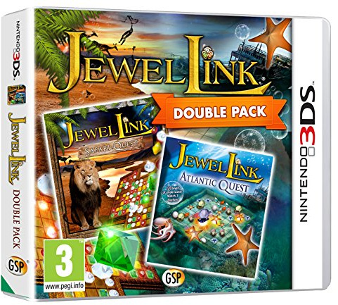 Jewel Link Double Pack - Safari Quest and Atlantic Quest (Nintendo 3DS)