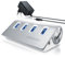 CSL - aktiver USB Hub mit Netzteil - USB 3.2 gen1 4 Port Verteiler - kompatibel mit PC Notebook iMac Mac Pro MacBook Air, Pro, Mini Tablet PS4 - Powered USB - inkl. Netzteil