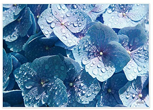 ARTIPICS Quadrino Table Set Hortensia Blue Set of 4