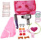 Götz 3402239 Haarstylist für Puppen - Zubehör zum Stylen und Frisieren - 35-teiliges Stylingset & Schminkset für Puppen und Schminkköpfe
