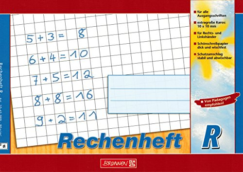 Lernheft/RechenheftBrunnen Lin. R (kariert) / A5 quer