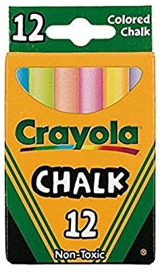 Crayola Colored Chalk Sticks 12 Count - 2 Packs
