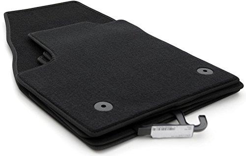 Fußmatten kompatibel mit Opel Meriva B Velours Matten in Original Qualität Autoteppich 4.teilig Schwarz