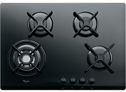 Whirlpool AKT 5000/NB hob - hobs (Built-in, Gas, Glass, Rotary, 68 cm, 51 cm)