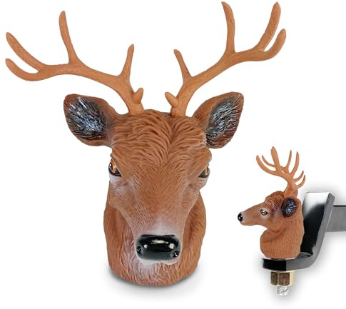 Hirsch Kopf als Abdeckung für Anhängerkupplung (american Deer) oder Flaschendeko
