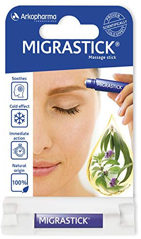 Arkopharma - Migrastick - Natürliche Linderung bei Kopfschmerzen und Migräne - Roll-On