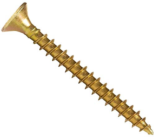 PARCO 1094x35 Spanplattenschrauben mit Senkkopf 4,0x35 mm, vollgewinde, gelb verzinkt, Torx, 500 Stück, 0 x 35 mm