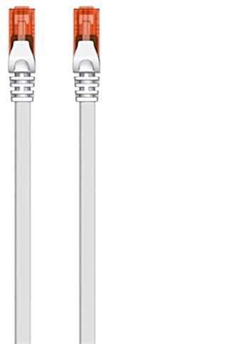 Ewent Netzwerk Kabel Patch Cat 6 U/UTP, AWG 24/7, 2 x RJ45 15 M grau