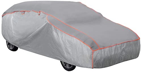 APA 16169 Hagelschutz-Vollgarage XXL, Autoabdeckung, Autoplane, reißfest, wasserabweisend, grau