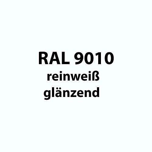Streichlack Streich Lack Farbe 1K * Premium Qualität * 1 Liter (RAL 9010 rein-weiß glänzend)