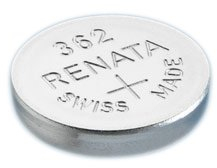 Renata Single Watch Battery Swiss Made 362 or SR 721 SW or AG 11 1.5 V (2 x 362 or SR 721 SW)