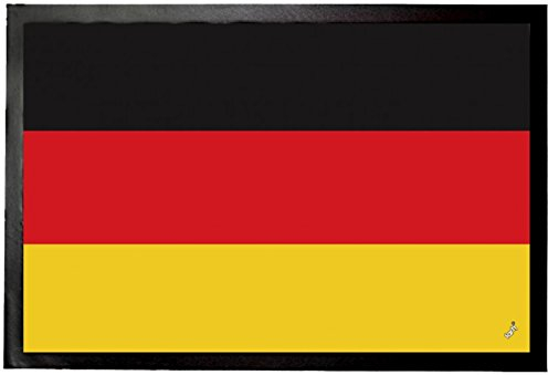 1art1 Deutschland Flaggen Der Welt Fußmatte Dekomatte Innenbereich | Design Türmatte 60x40 cm