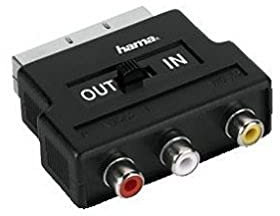 Hama Video-Adapter 3 Cinch-Kupplungen (1x Video/Audio L u. R) - Scart-St.