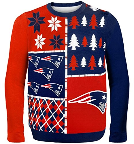 FOCO NFL Pullover Busy Block XL New England Patriots