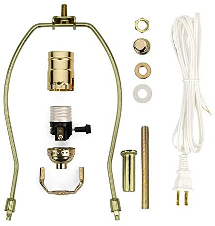 Creative Hobbies Make-A-Lamp Kit #ML3-12S Complete Lamp Parts Kit with Instructions