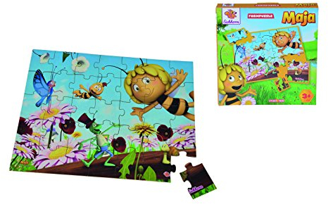 Eichhorn 109345402 - Biene Maja Formpuzzle mit 35 Steckteilen, 28x22cm