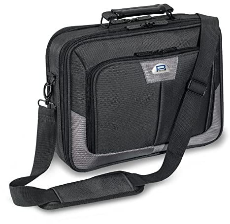 PEDEA Laptoptasche Premium Notebook-Tasche bis 13,3 Zoll (33,8 cm) Umhängetasche mit Schultergurt, Grau