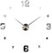 GMMH Design 7 Wanduhr Uhr 100-130 cm 3D XXL Uhr Moderne Selbst gestaltbare Do-it-Yourself Wanduhr