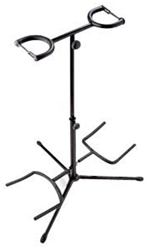 Stagg 25013268 SG-A200BK Double Gitarre Stand schwarz