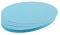 FRANKEN Moderationskarten Oval, 190 x 110 mm, 500 Stück, hellblau, UMZ 1119 18