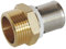 SOMATHERM FOR YOU - Raccord droit à sertir pour tube PER Ø20 - Mâle 20/27 (3/4''), Permet de raccorder un tube PER de diamètre Ø20