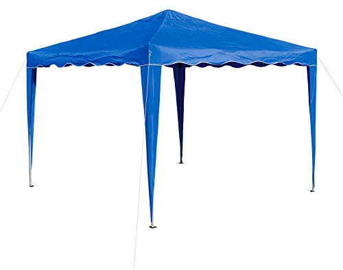 DEMA Alu/Metall Faltpavillon 3x3 Meter Hellblau