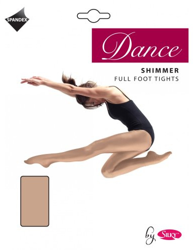 Roch Valley Silky Shimmer Dance Tights Light Toast Age 7-9