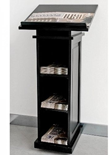 Casa Padrino Rednerpult/Stehpult/Messe Pult Schwarz - Hotel, Cafe, Restaurant, Ladeneinrichtung, Shop Einrichtung, Messe Einrichtung Steh Tisch