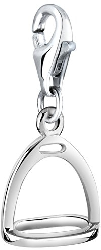 Nenalina Steigbügel Karabiner Charm Anhänger für Bettelarmband aus 925 Sterling Silber 713115-000