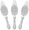 3x Absinth Löffel Antique - Absinthe Spoon - Cuillère à Absinthe originale