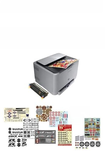 Waterslide Decal Paper, Papier-selbstklebend, Laser, Base Clear, 6 Blatt A4