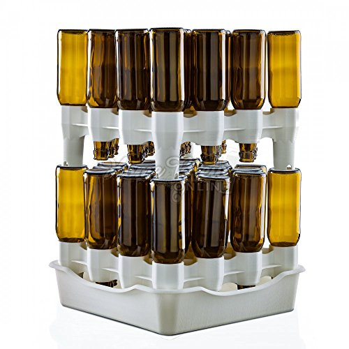 Home Brew Online Easy Bottle Drainer - Drip Tray & 2 Racks