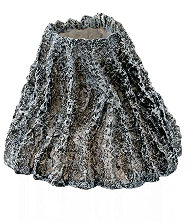 Hydor Decorazione per Acquari, VOLCANO SHOW, Vulcano, in Resina Atossica Dipinta a Mano, Arredo Acquario