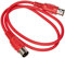 Adam Hall Cables 3 STAR MIDI 0075 RED - Cavo MIDI 0,75 m rosso