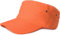 styleBREAKER Unisex Military Cap aus Baumwoll-Canvas | Army Cap mit gebogenem Schirm | verstellbare Schirmmütze für Damen und Herren, Farbe:Orange