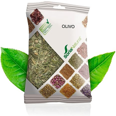 Soria Natural Olivo en Bolsa – Ayuda a Controlar la Tensión - Para Preparar en Infusión o Decocción - Riqueza de Principios Activos - 100% Natural - Bolsa de 50 g
