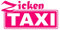 carstyling XXL Aufkleber Zicken Taxi 145 x 115 mm, Transparent/Pink, PVC-Folie, Witterungsbeständig, Selbstklebend