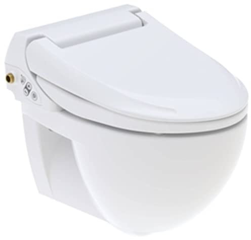 Geberit - Vaso-Bidet sospeso con Sedile Multifunzione AquaClean 4000 Art - Bianco, con Sedile Multifunzione