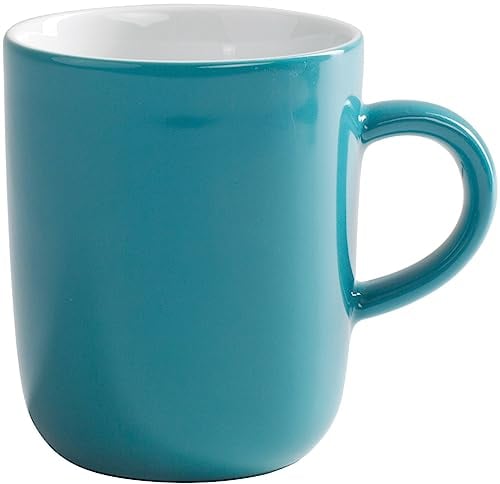 KAHLA 575335A72216C Pronto Colore Becher 0,35 l ocean green|türkiser Becher mit Henkel aus Porzellan