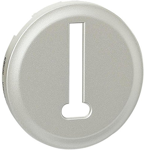 Legrand 068538 Enjoliveur Céliane pour Prise Téléphone 8 Contacts, Finition Titane, Lot de 10