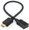 deleyCON 0,5m HDMI Extension Cable - Compatibile con HDMI 2.0a/b/1.4a - UHD 4K HDR 3D 1080p 2160p ARC - Alta Velocità con Ethernet