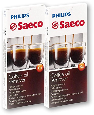 2 x 10 Philips / Saeco RI9125 Tablets 24 Kaffeefettlöser Coffee Clean by Saeco