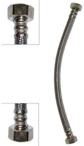 Flexi flexible Küche Becken Einlochmischbatterie Anschluss Schlauch 3/8x 3/8 30cm Länge
