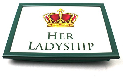 The Leonardo Collection Her Ladyship Laptray For Food Serving & Breakfast | Comfortable Bean Bag Lap Trays With Cushion | Durable Food Tray For Eating On Lap | Multipurpose Laptrays For Home & Adults