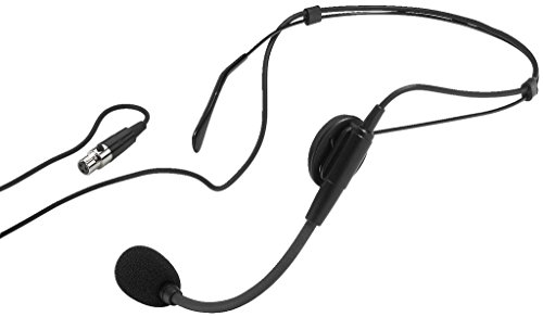 MONACOR IMG Stageline HSE-80 Elektret-Headset-Mikrofon, Schwarz, 233880