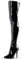 Higher-Heels PleaserUSA Overknee-Stiefel Seduce-3000 Lack schwarz Gr.38