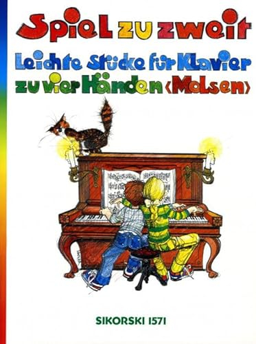 Spiel zu zweit: Leichte Stücke für Klavier zu 4 Händen. Originalkompositionen von Weber, Bruckner und Molsen und Bearbeitungen (Werke von Haydn bis Kabalewski). piano (4 hands).