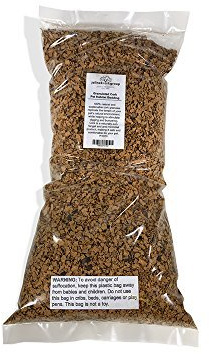 Granulated Cork Bark Terrarium Reptile Bedding/Gardening Orchids Succulents (4 Quarts)