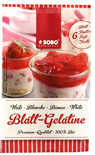 Sobo Bio Blatt Gelatine (1 x 6 Stk)