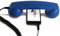 Opis 60s Micro: Retro Telefonhörer für Handy mit USB-C Adapter als Retro Headset für Android Smartphone und für iPhone 15 und Neuer in Blau